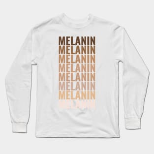 melanin Long Sleeve T-Shirt